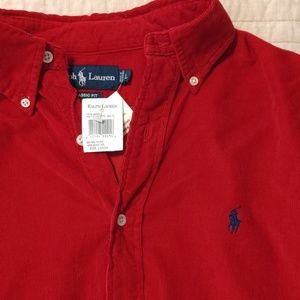 Ralph Lauren velvet dress shirt